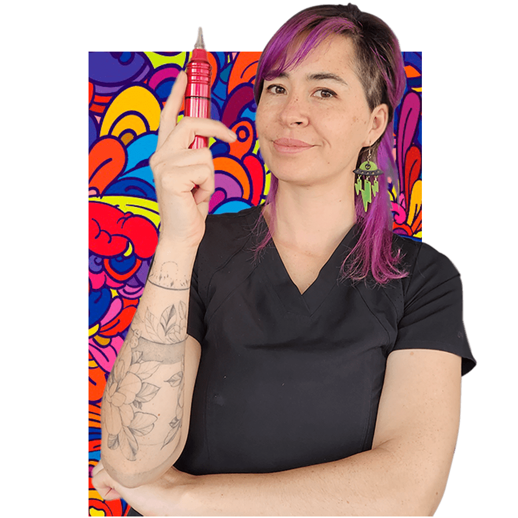 Ximena C&aacute;ceres, fundadora y especialista exclusiva en micropigmentaci&oacute;n capilar de MicroScalp Chile